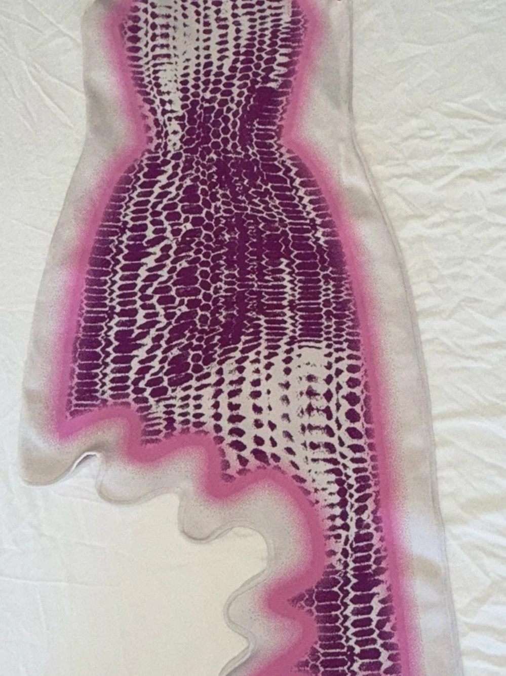 PH5 Brooklyn Wavy Asymmetric Dress Purple Knit No Tags